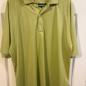 Greg Norman Collection Green Performance Polo Shirt